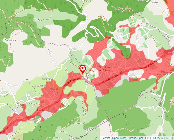 Carte Géoportail pour les drones de loisir