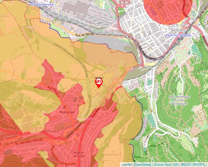 Carte Géoportail pour les drones de loisir