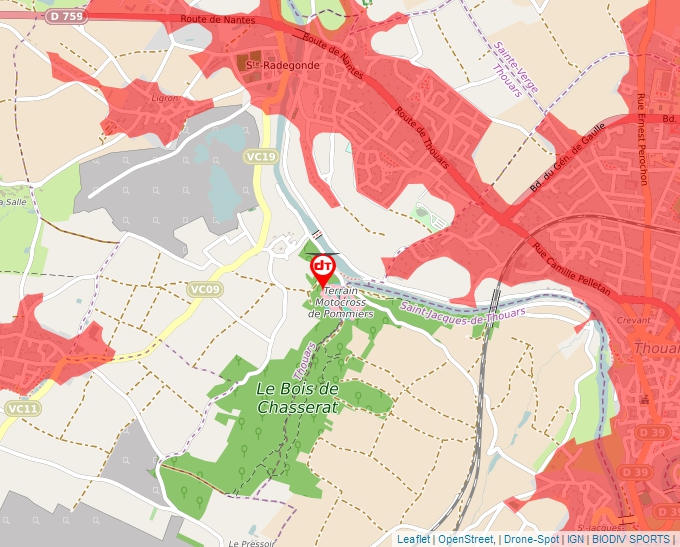 Carte Géoportail pour les drones de loisir