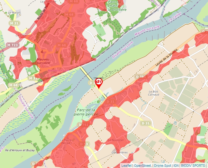 Carte Géoportail pour les drones de loisir