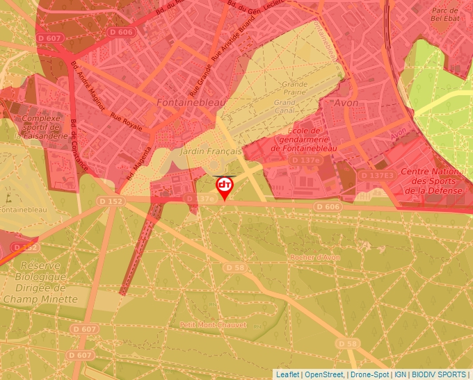 Carte Géoportail pour les drones de loisir