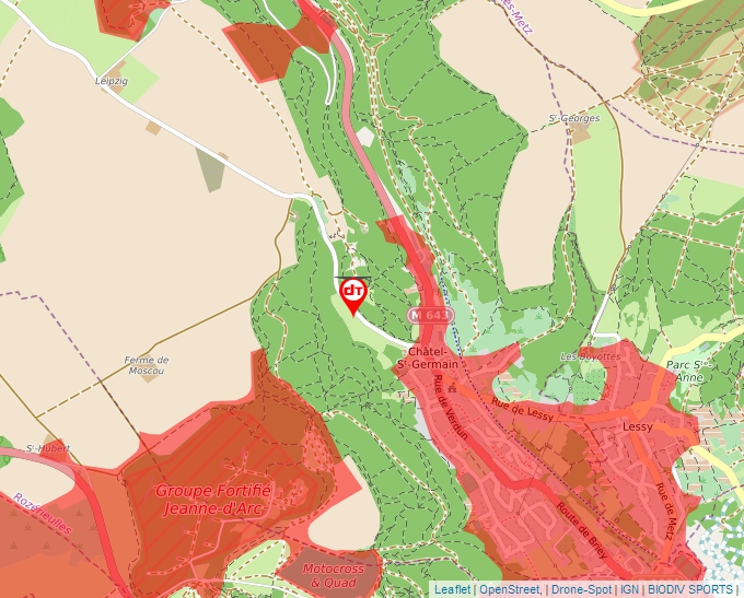 Carte Géoportail pour les drones de loisir