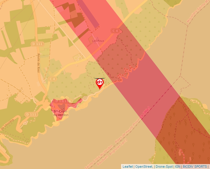 Carte Géoportail pour les drones de loisir