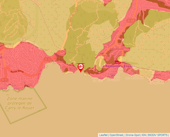 Carte Géoportail pour les drones de loisir