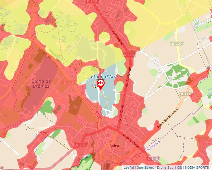 Carte Géoportail pour les drones de loisir