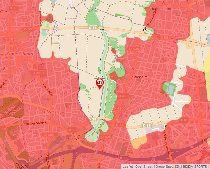 Carte Géoportail pour les drones de loisir