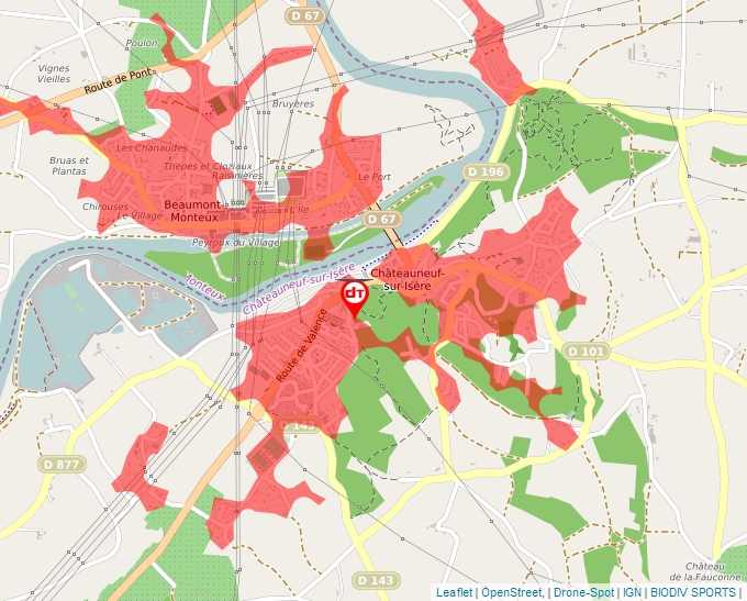 Carte Géoportail pour les drones de loisir