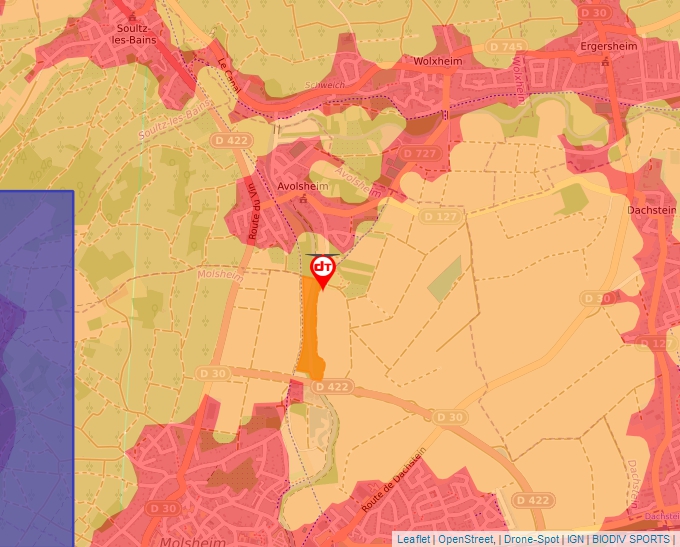 Carte Géoportail pour les drones de loisir