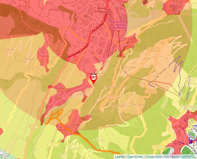 Carte Géoportail pour les drones de loisir