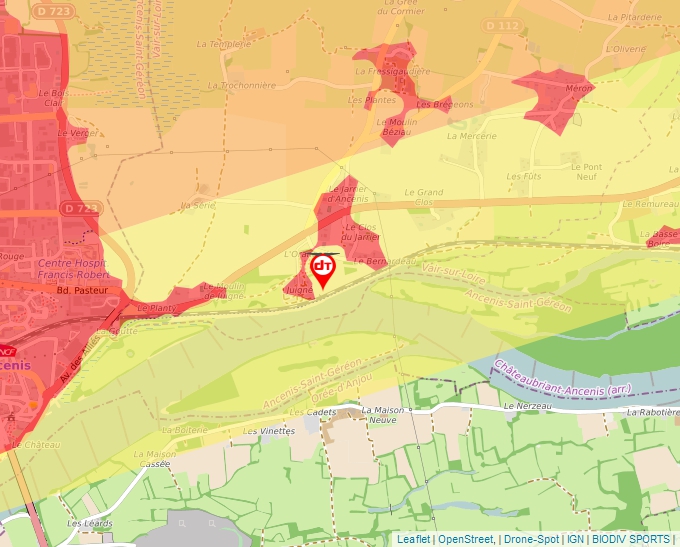 Carte Géoportail pour les drones de loisir