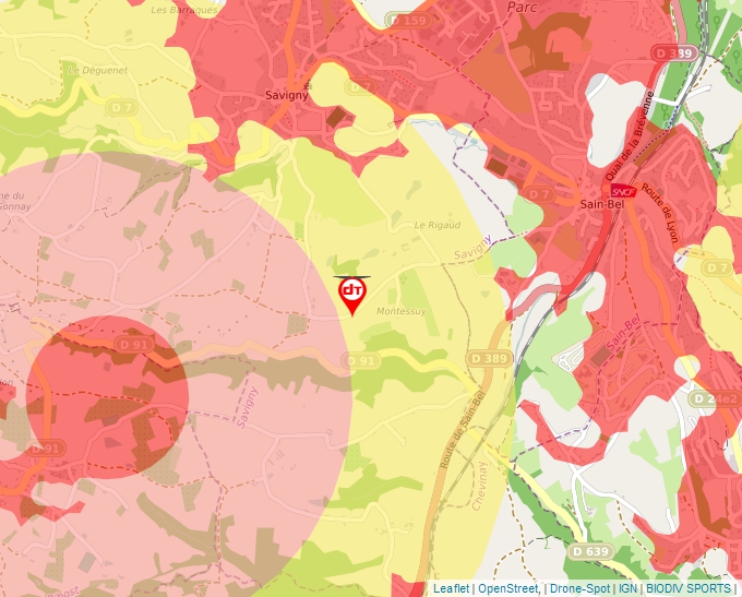 Carte Géoportail pour les drones de loisir