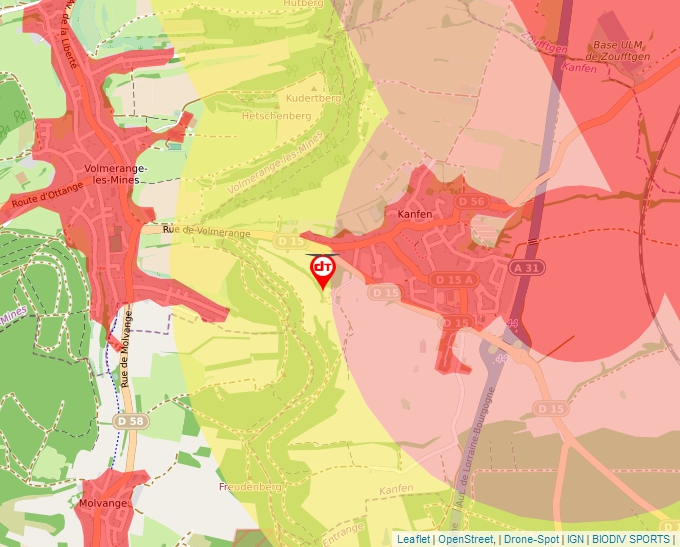 Carte Géoportail pour les drones de loisir