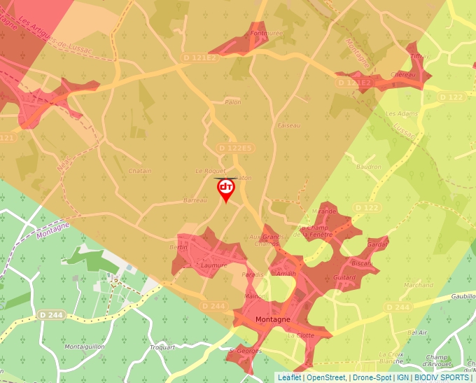 Carte Géoportail pour les drones de loisir