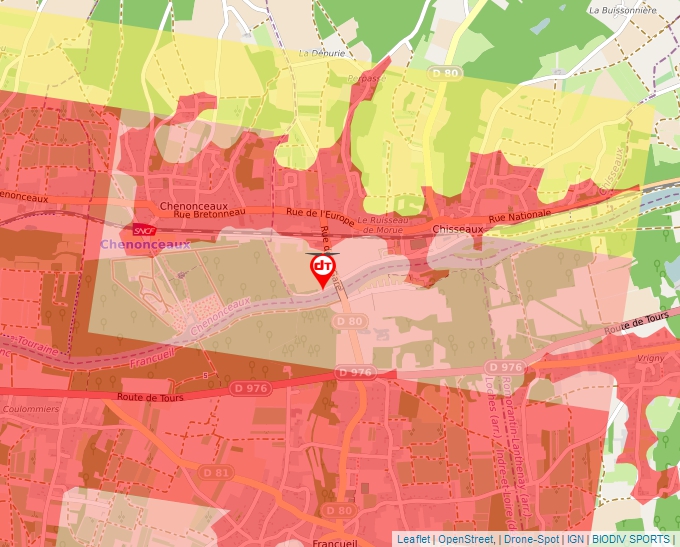 Carte Géoportail pour les drones de loisir