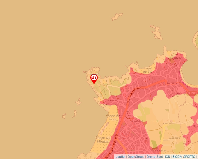 Carte Géoportail pour les drones de loisir