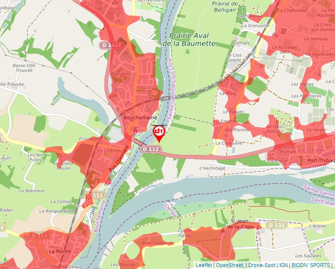 Carte Géoportail pour les drones de loisir