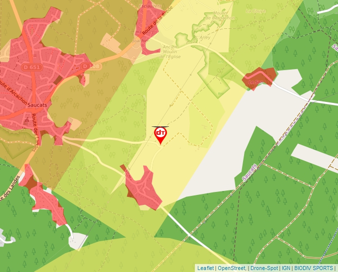 Carte Géoportail pour les drones de loisir