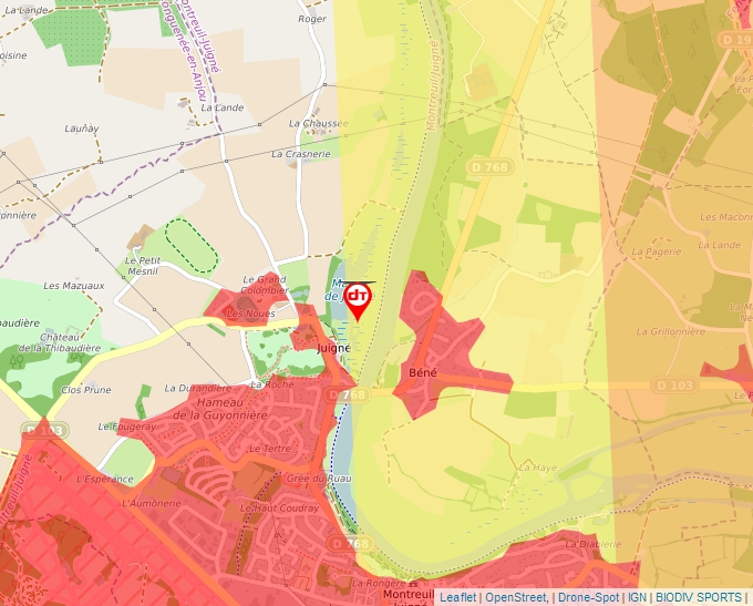 Carte Géoportail pour les drones de loisir