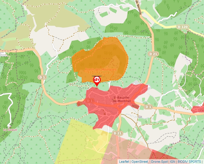 Carte Géoportail pour les drones de loisir