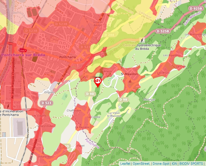 Carte Géoportail pour les drones de loisir