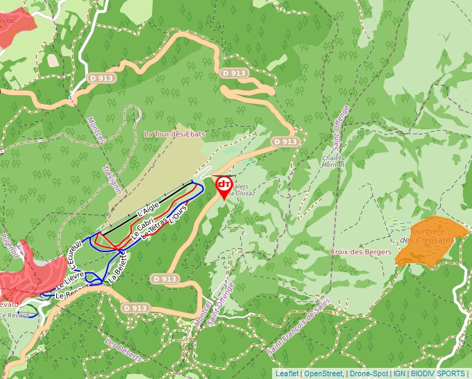 Carte Géoportail pour les drones de loisir