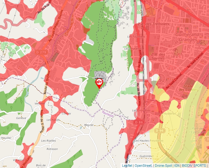 Carte Géoportail pour les drones de loisir