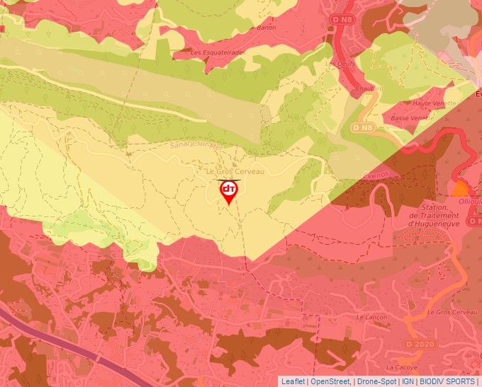 Carte Géoportail pour les drones de loisir