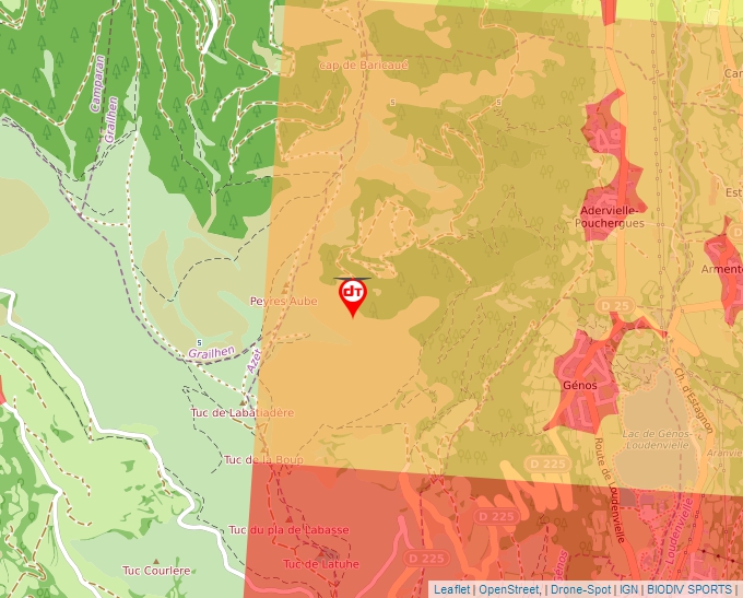 Carte Géoportail pour les drones de loisir