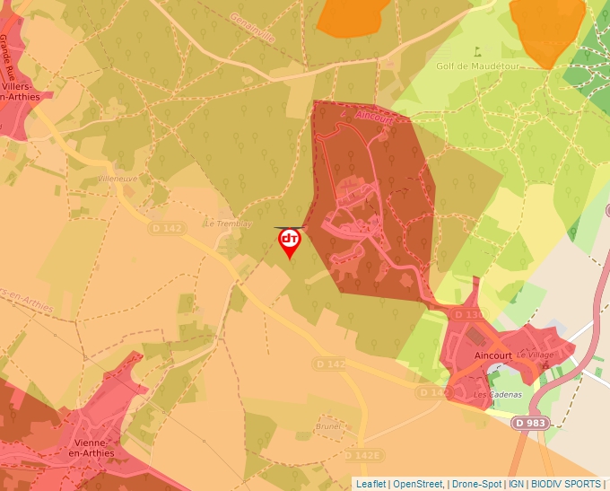 Carte Géoportail pour les drones de loisir