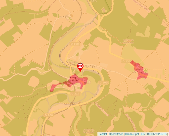 Carte Géoportail pour les drones de loisir