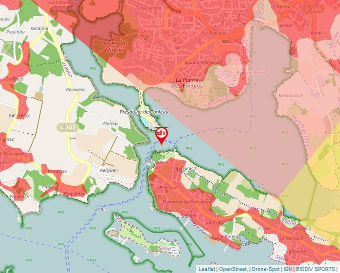 Carte Géoportail pour les drones de loisir