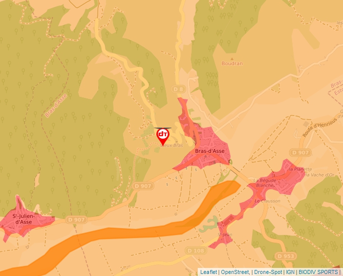 Carte Géoportail pour les drones de loisir