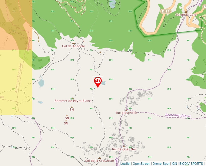 Carte Géoportail pour les drones de loisir