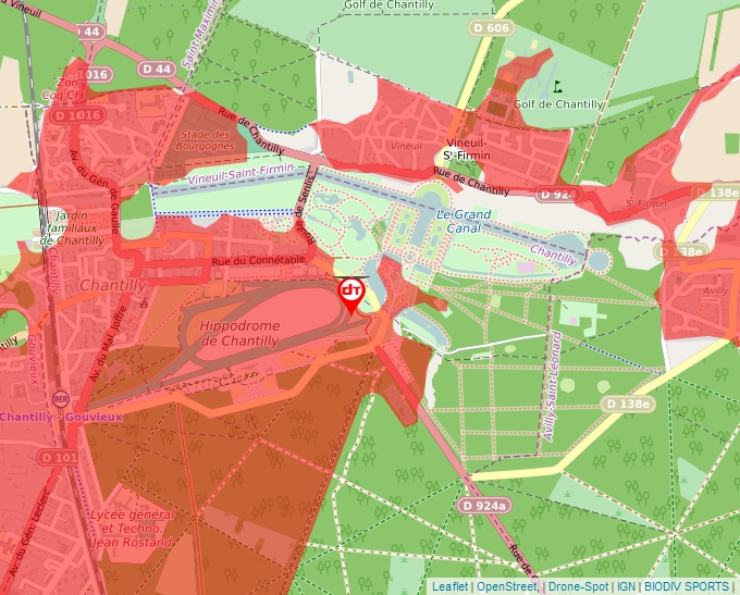 Carte Géoportail pour les drones de loisir