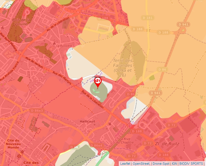 Carte Géoportail pour les drones de loisir