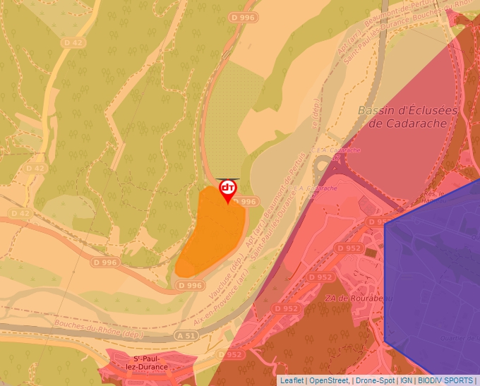 Carte Géoportail pour les drones de loisir