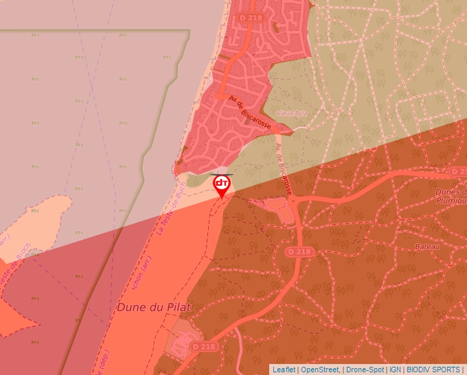 Carte Géoportail pour les drones de loisir