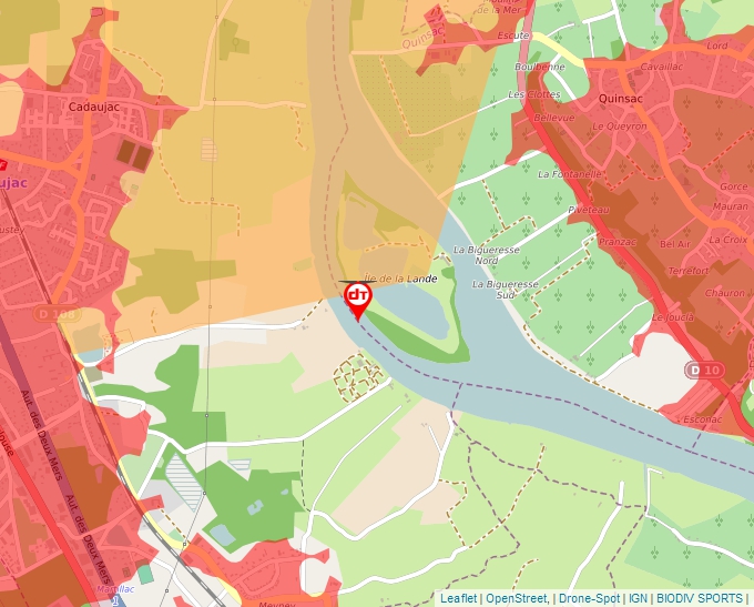 Carte Géoportail pour les drones de loisir