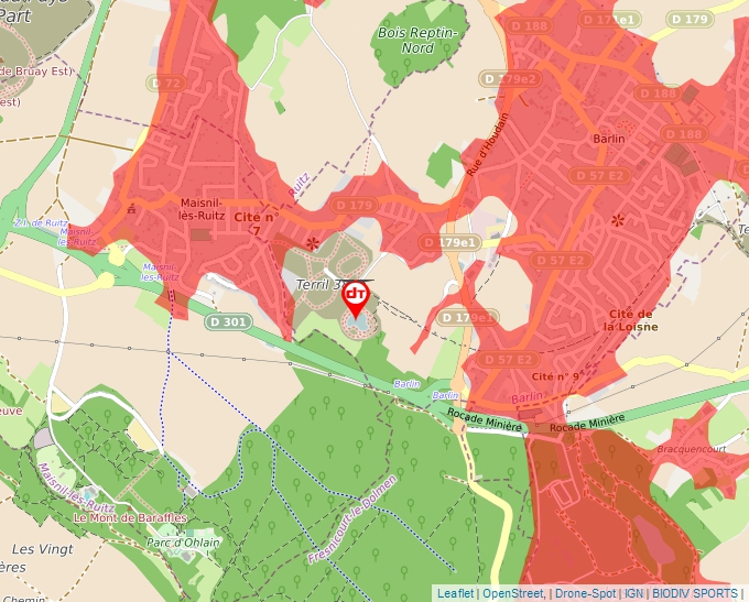 Carte Géoportail pour les drones de loisir