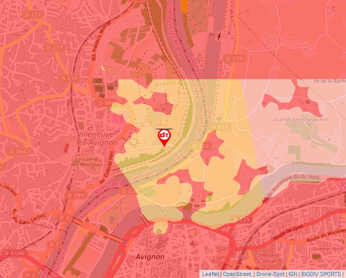 Carte Géoportail pour les drones de loisir