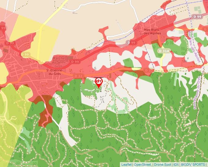 Carte Géoportail pour les drones de loisir