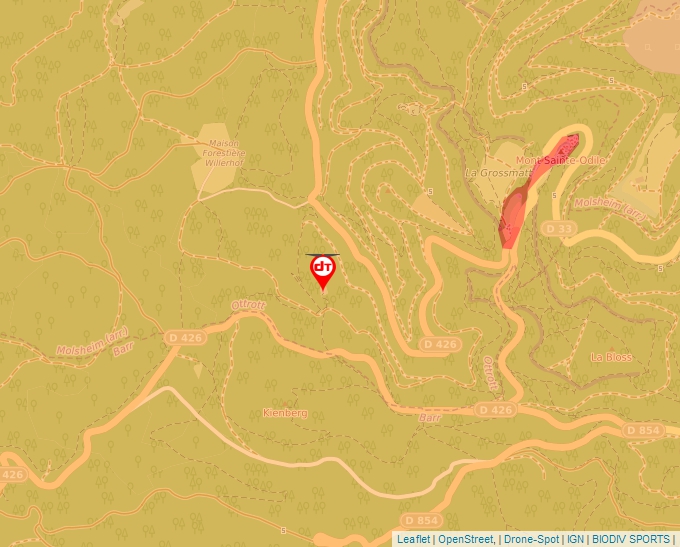 Carte Géoportail pour les drones de loisir