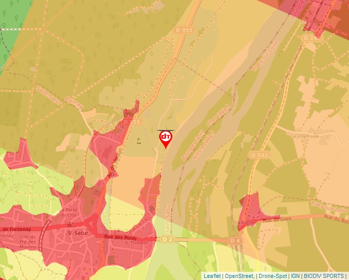 Carte Géoportail pour les drones de loisir