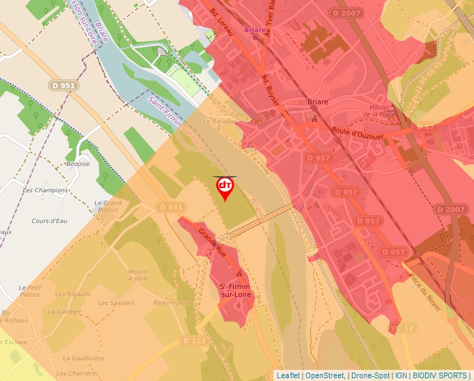 Carte Géoportail pour les drones de loisir