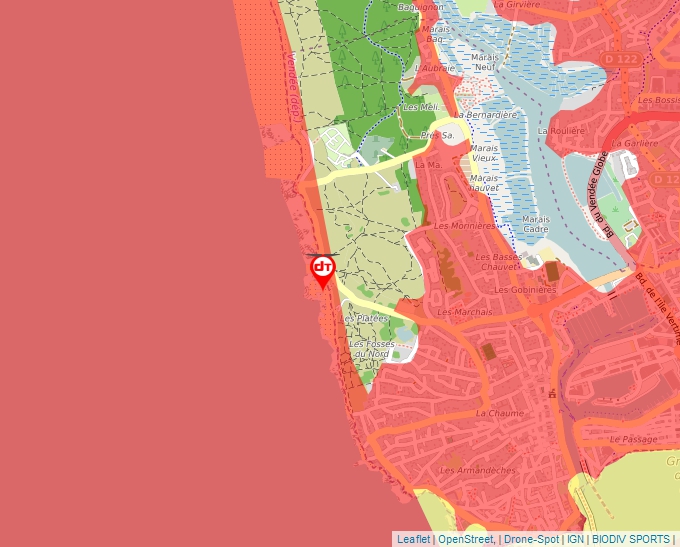 Carte Géoportail pour les drones de loisir