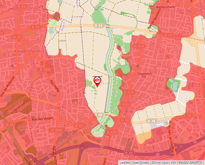 Carte Géoportail pour les drones de loisir