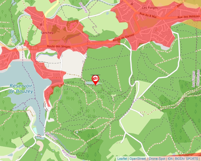 Carte Géoportail pour les drones de loisir