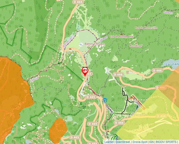 Carte Géoportail pour les drones de loisir