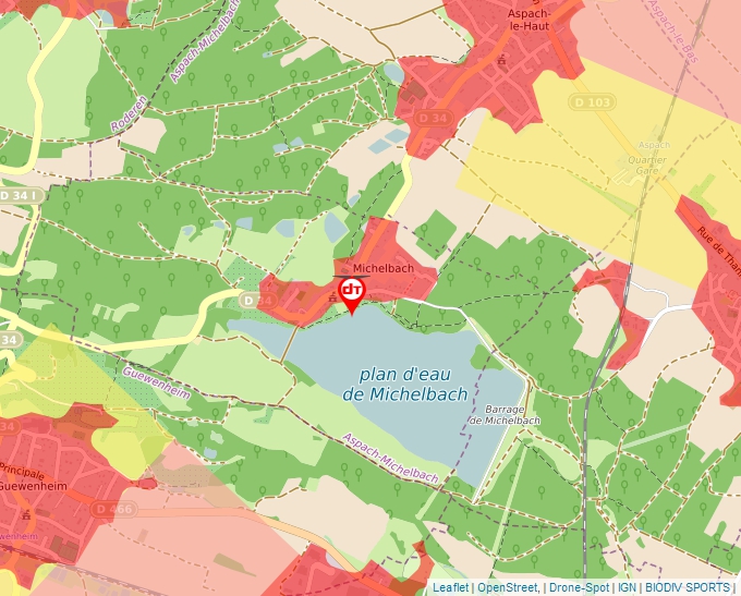 Carte Géoportail pour les drones de loisir