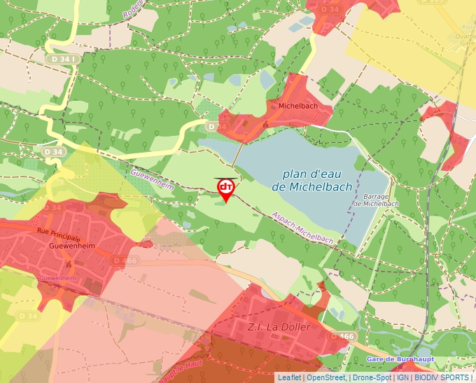 Carte Géoportail pour les drones de loisir